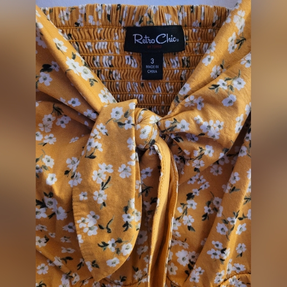 🌼Torrid Yellow Floral Midi Dress - Picture 5 of 12